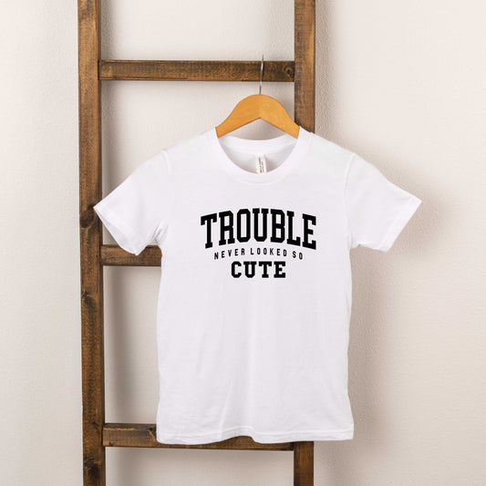 Trouble So Cute | Toddler Short Sleeve Crew Neck