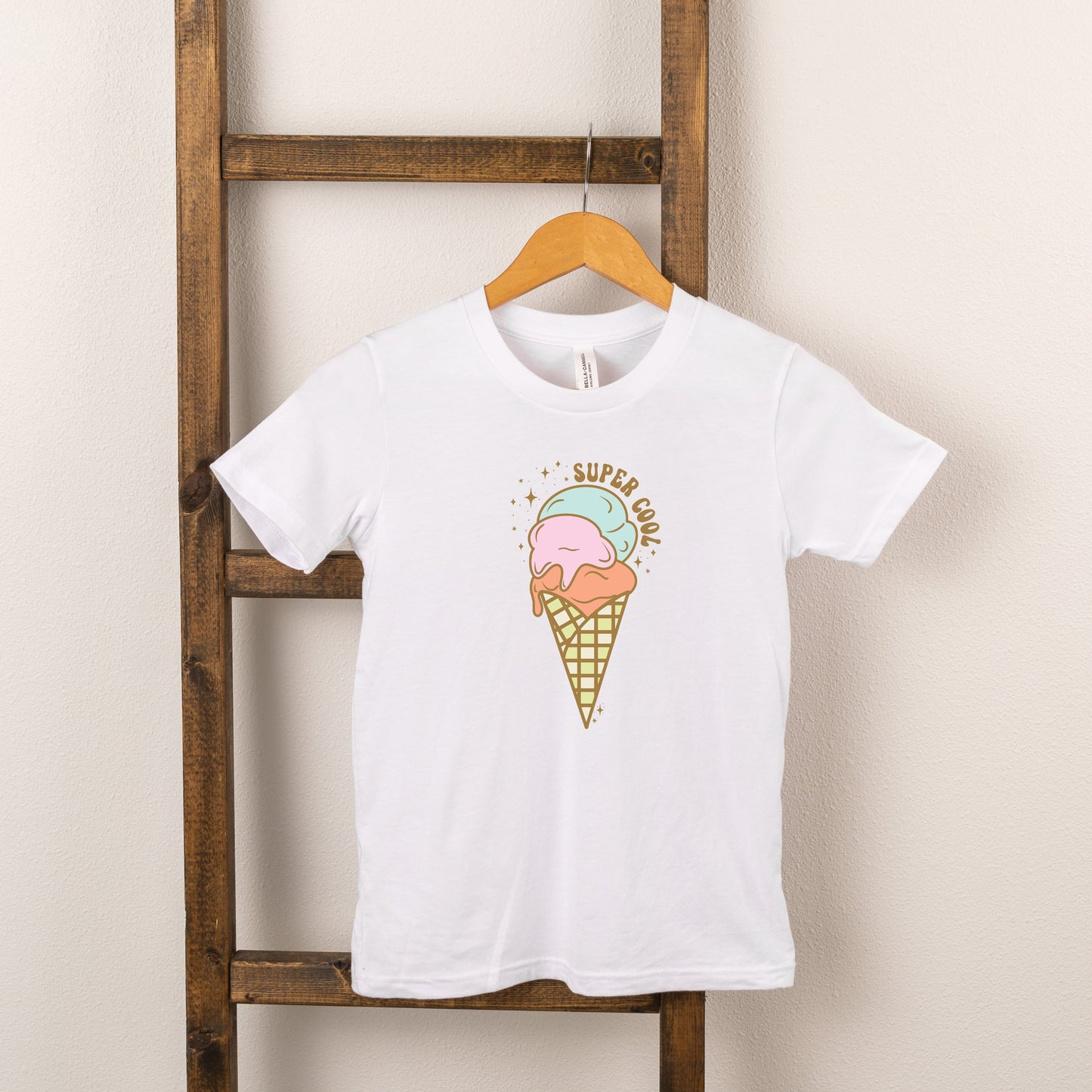 Super Cool Ice Cream | Toddler Short Sleeve Crew Neck