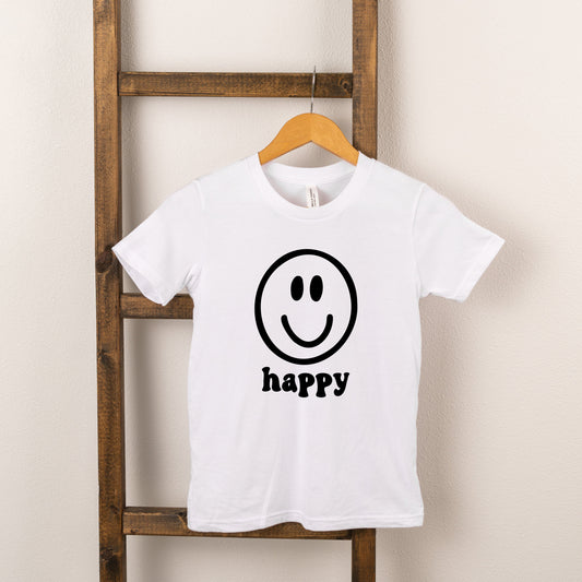 Happy Face | Toddler Short Sleeve Crew Neck