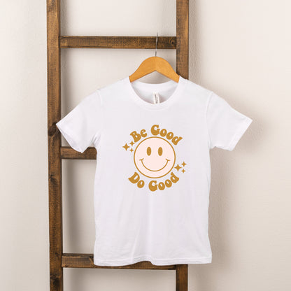 Be Good Do Good Smiley Face | Toddler Short Sleeve Crew Neck