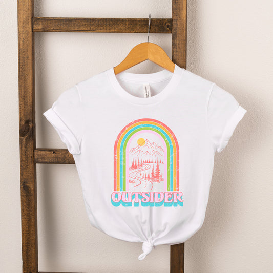 Outsider Rainbow | Toddler Short Sleeve Crew Neck