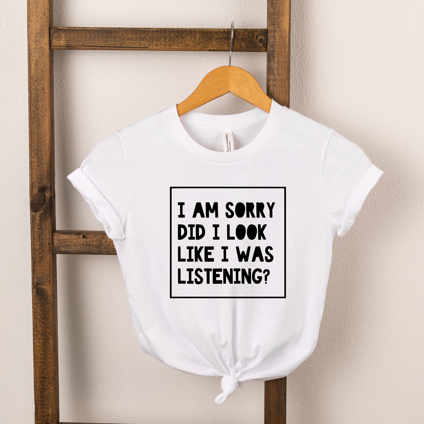 Look Like I Was Listening | Toddler Short Sleeve Crew Neck