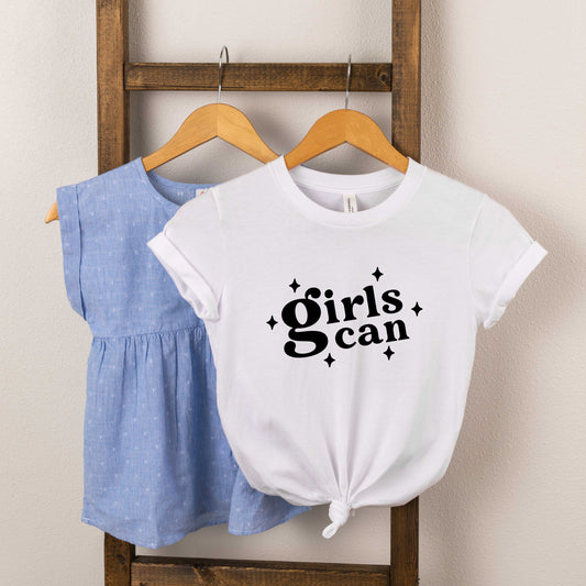 Girls Can | Toddler Short Sleeve Crew Neck