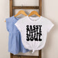 Sassy Little Soul Wavy | Toddler Short Sleeve Crew Neck