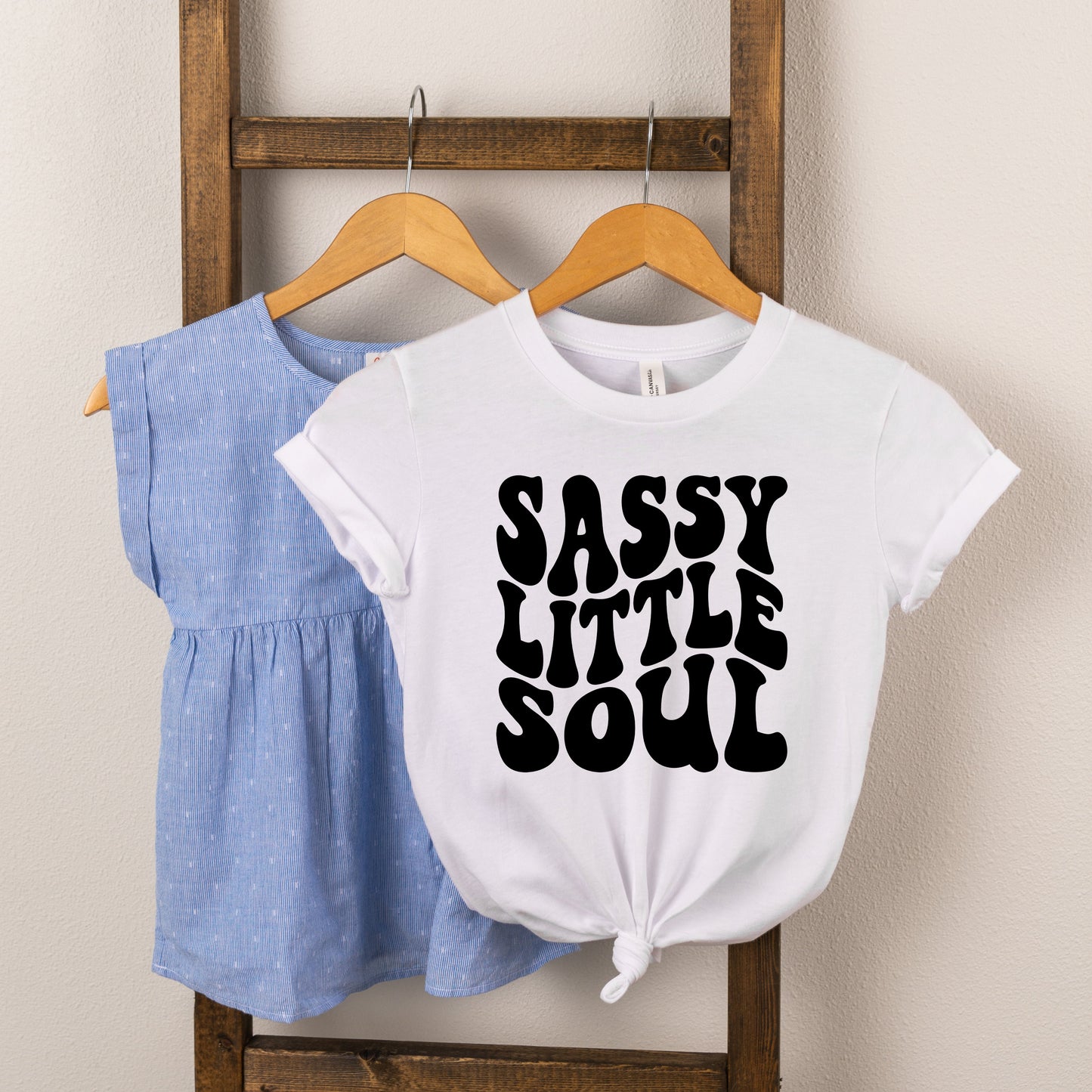 Sassy Little Soul Wavy | Toddler Short Sleeve Crew Neck