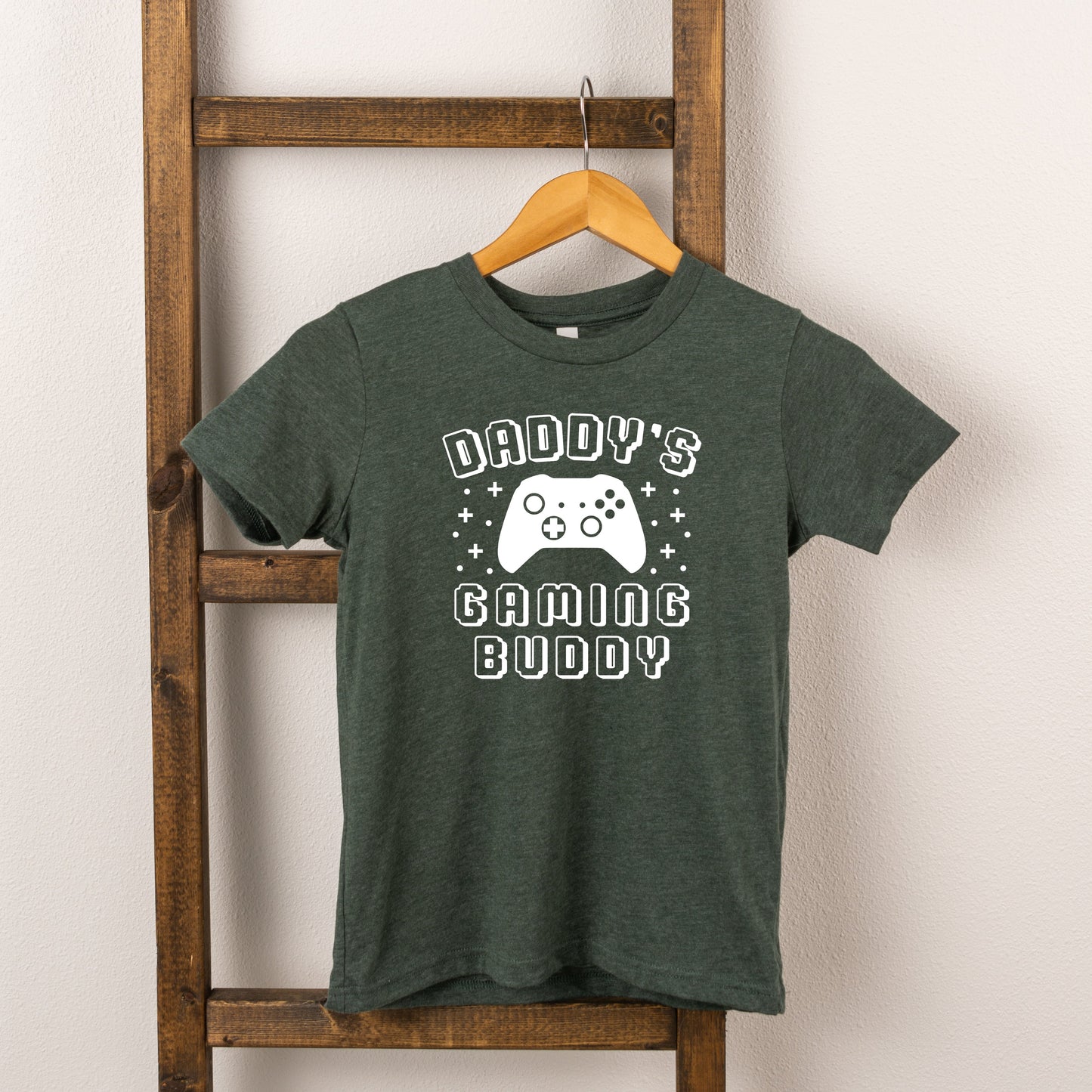 Daddy's Gaming Buddy | Toddler Graphic Short Sleeve Tee