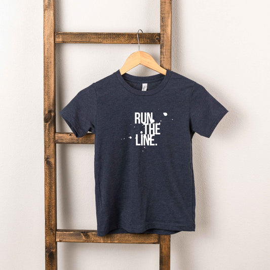 Run The Line | Toddler Short Sleeve Crew Neck