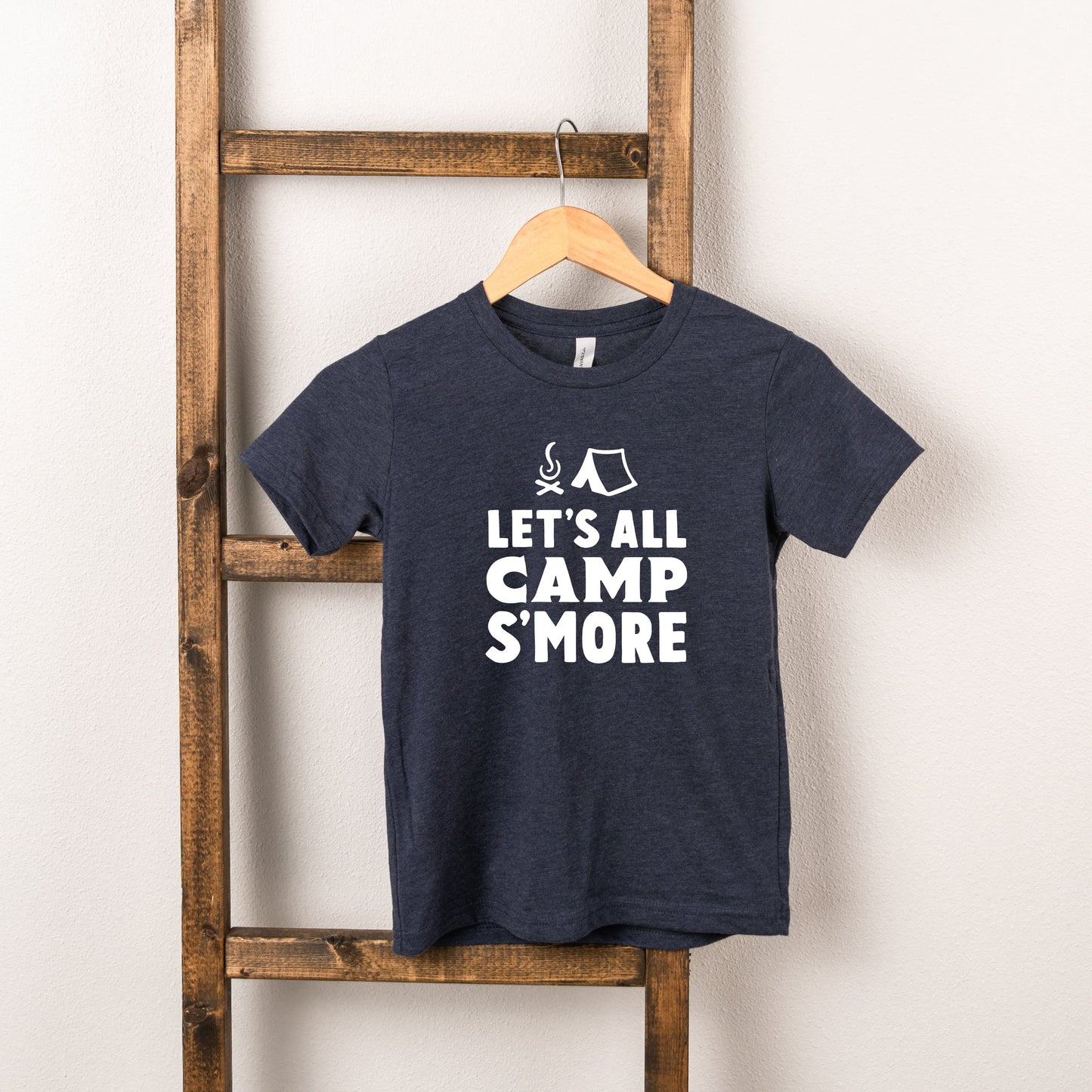 Let's All Camp S'more | Toddler Short Sleeve Crew Neck