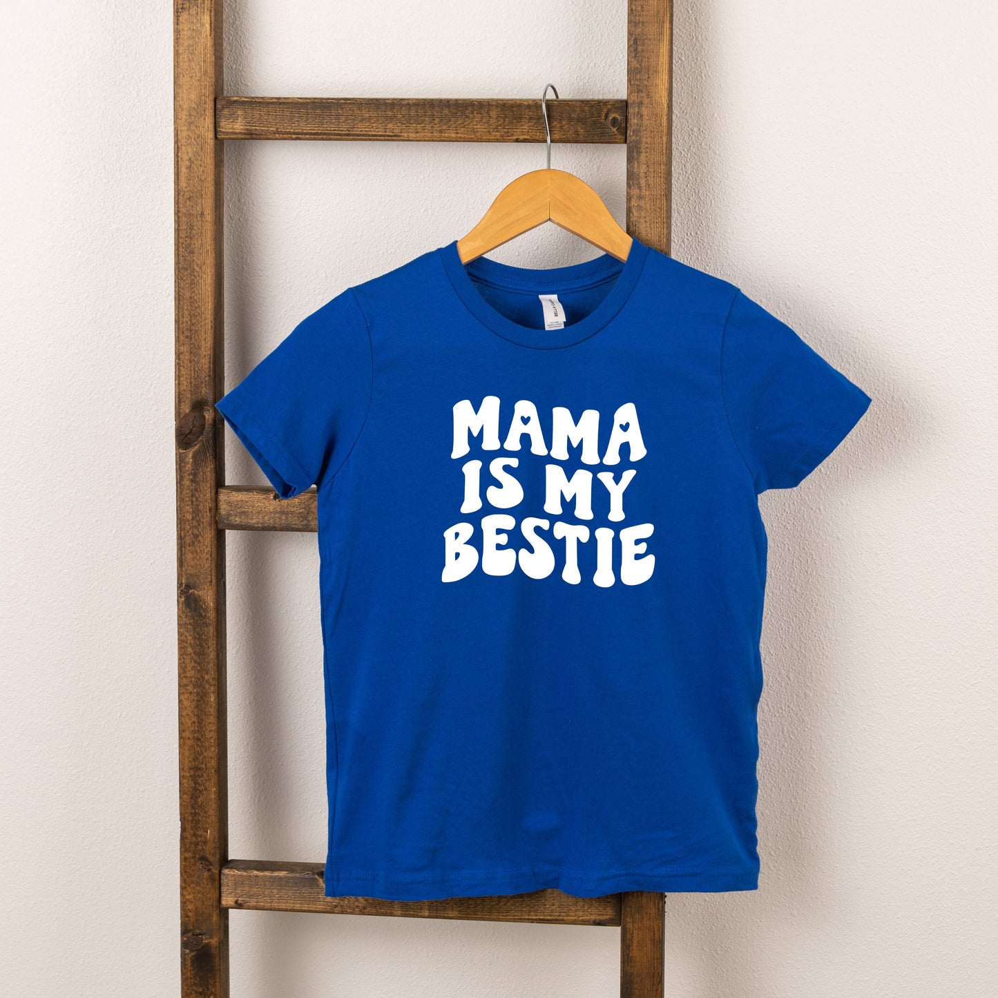 Mama Is My Bestie | Toddler Short Sleeve Crew Neck