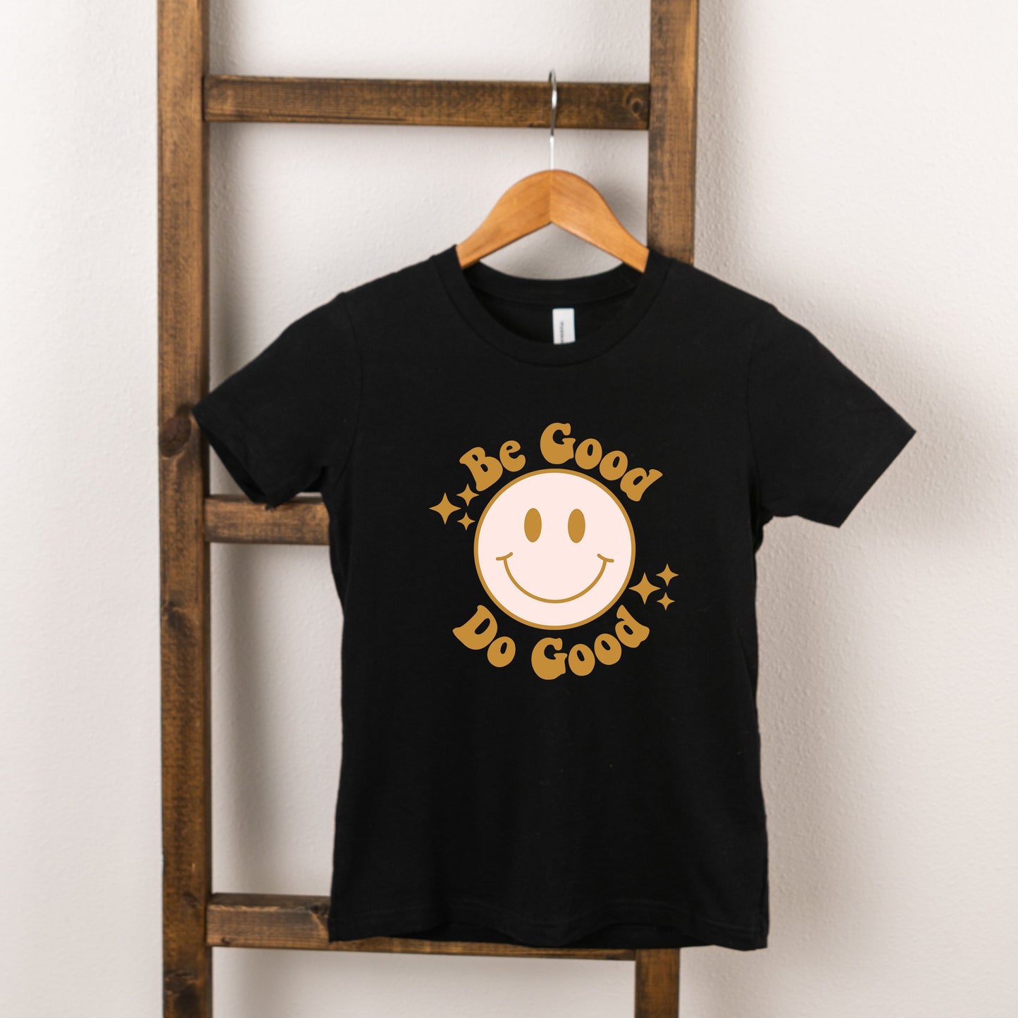 Be Good Do Good Smiley Face | Toddler Short Sleeve Crew Neck