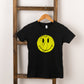 Distressed Smiley Face | Toddler Graphic Short Sleeve Tee