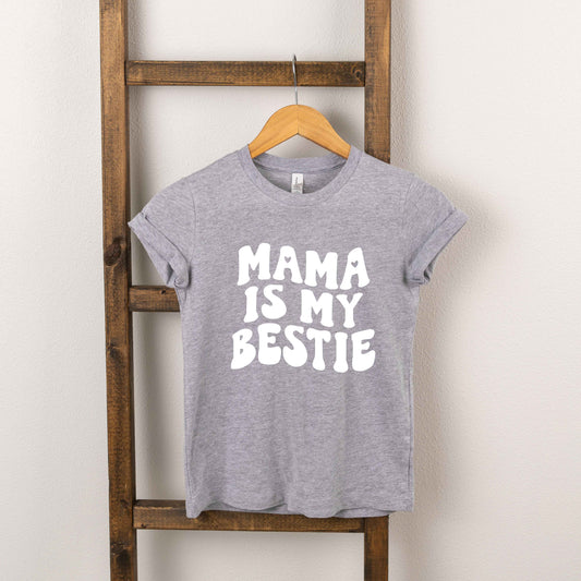 Mama Is My Bestie | Youth Short Sleeve Crew Neck