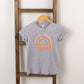 Choose Happy Rainbow | Toddler Short Sleeve Crew Neck