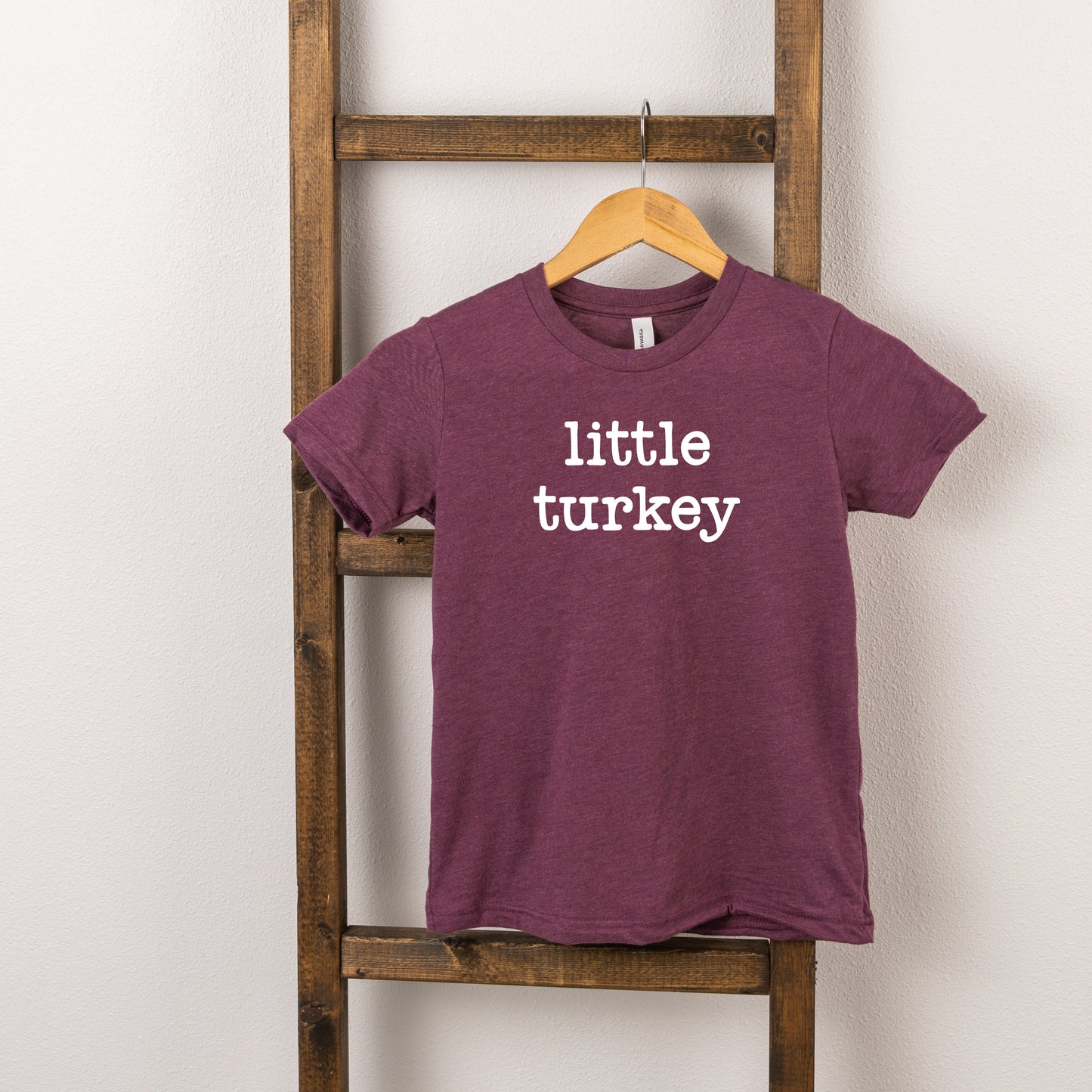 Little Turkey Typewriter | Toddler Short Sleeve Crew Neck