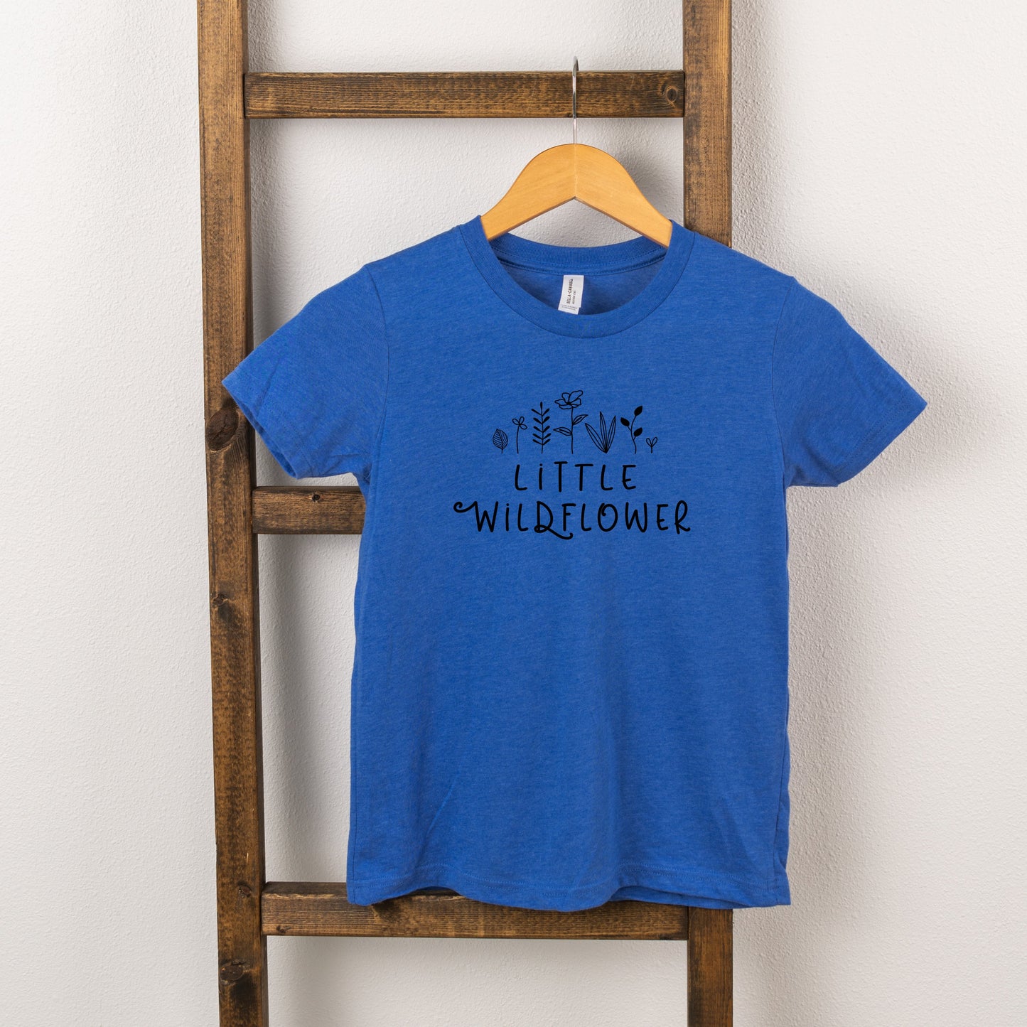 Little Wildflower Flowers | Toddler Short Sleeve Crew Neck