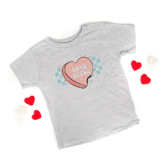 Love Bites Candy Heart | Youth Short Sleeve Crew Neck