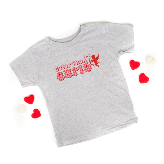 Cuter Than Cupid | Toddler Short Sleeve Crew Neck