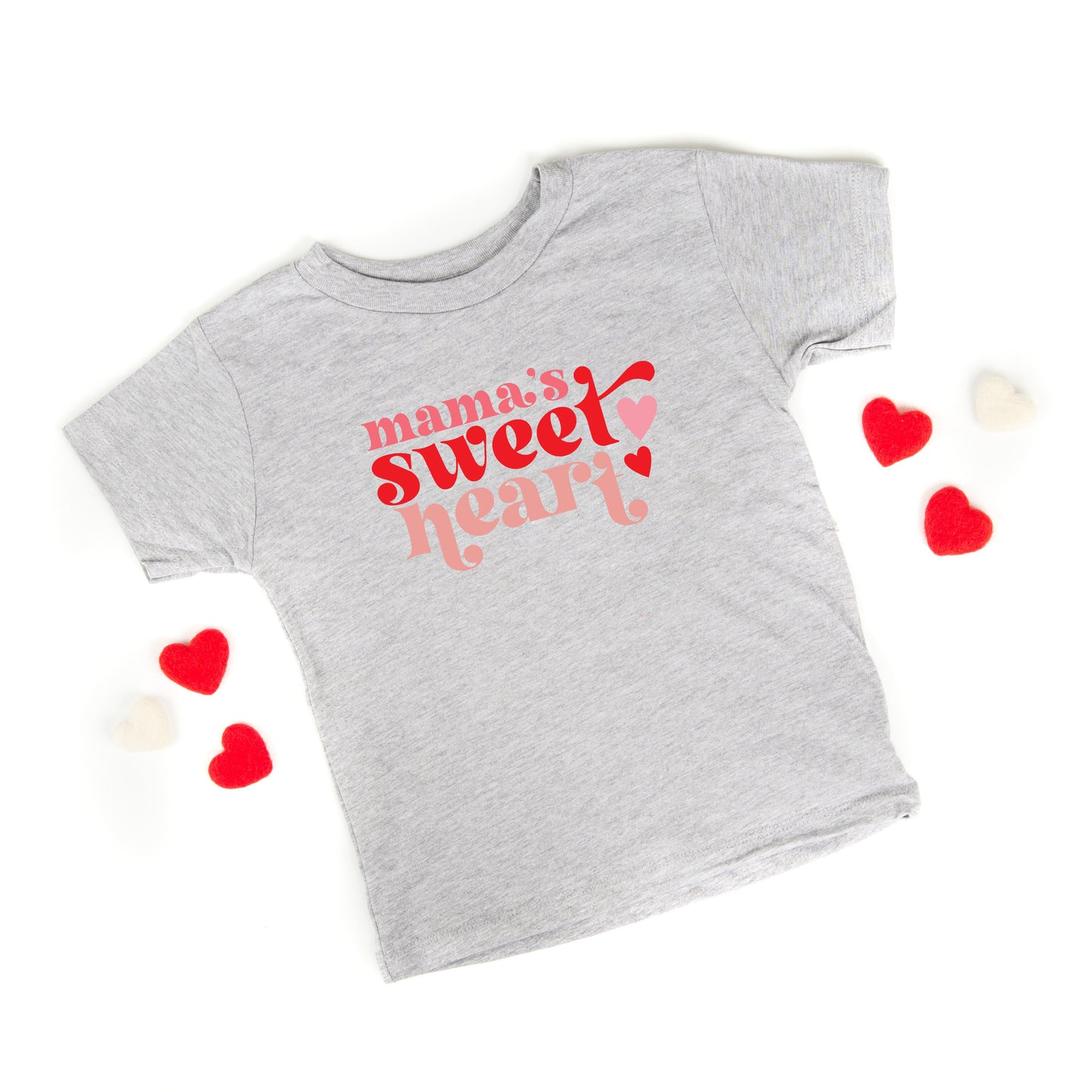 Mama's Sweet Heart | Toddler Short Sleeve Crew Neck