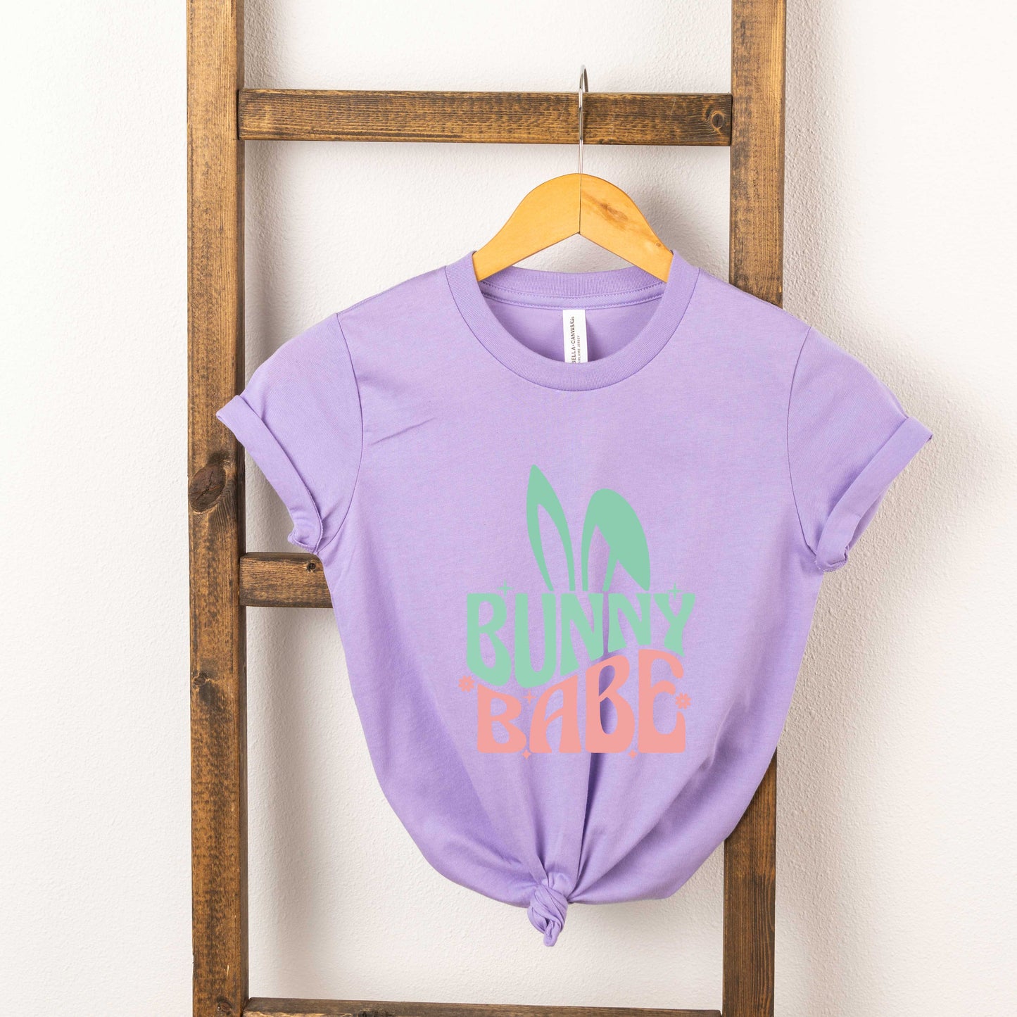 Bunny Babe With Ears | Youth Short Sleeve Crew Neck