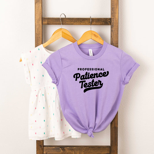 Retro Professional Patience Tester | Youth Short Sleeve Crew Neck