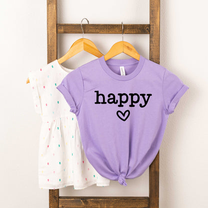 Happy Heart | Youth Short Sleeve Crew Neck