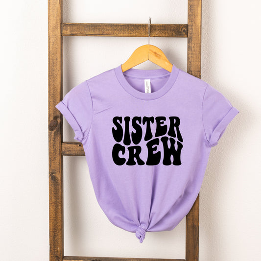 Sister Crew Wavy | Youth Short Sleeve Crew Neck