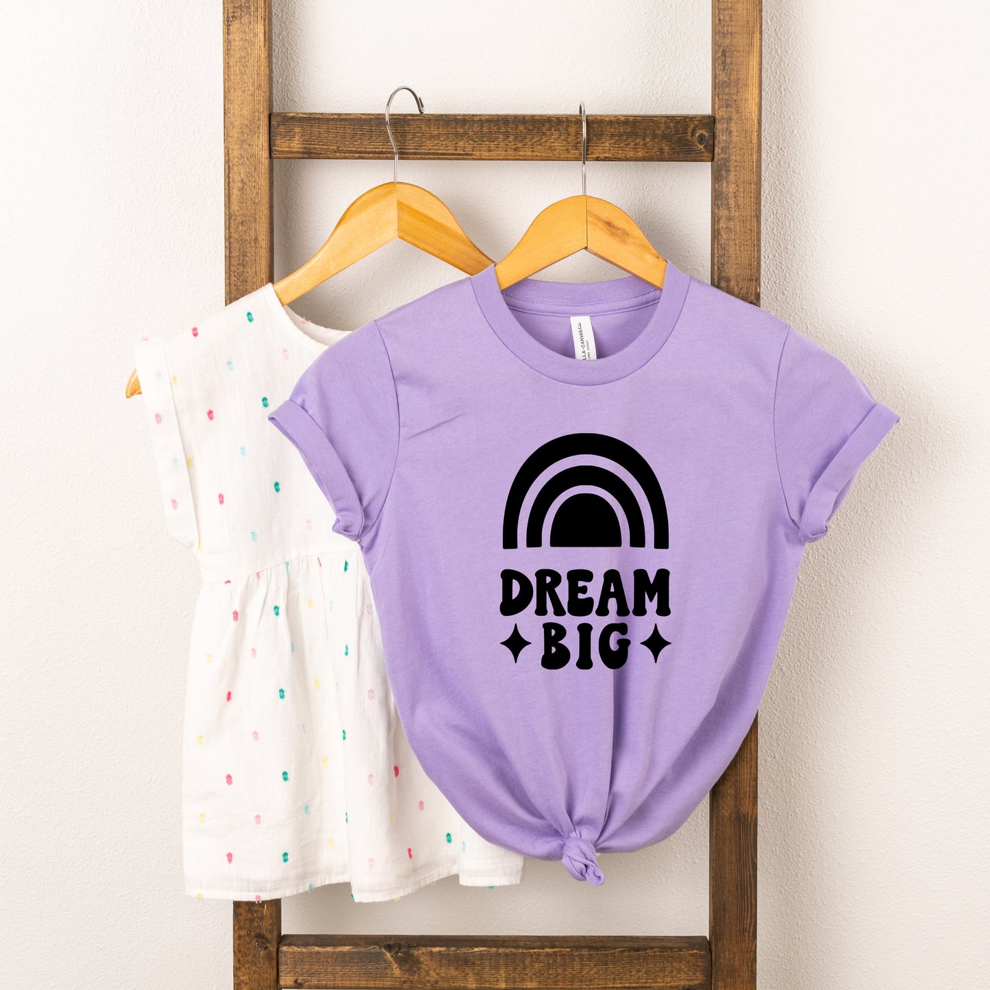 Dream Big Rainbow | Youth Short Sleeve Crew Neck