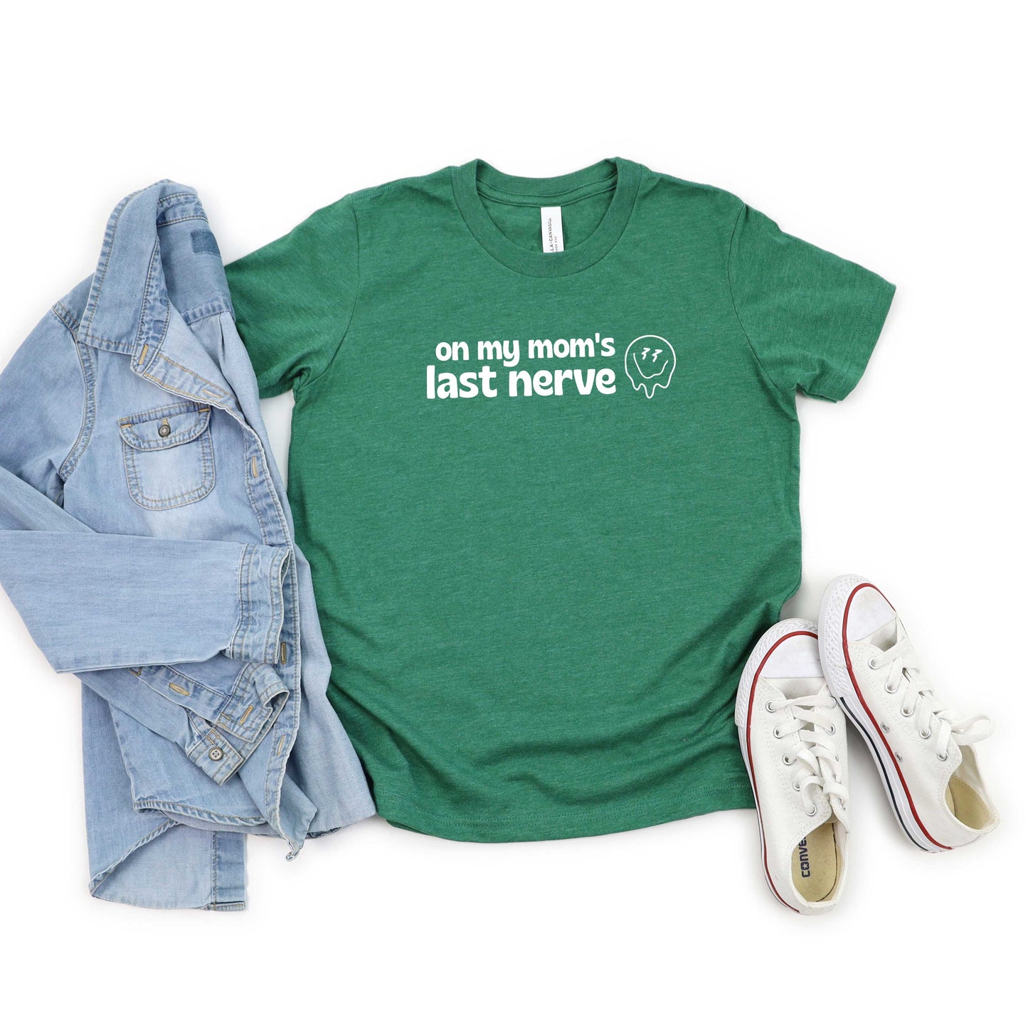 Mom's Last Nerve | Youth Short Sleeve Crew Neck