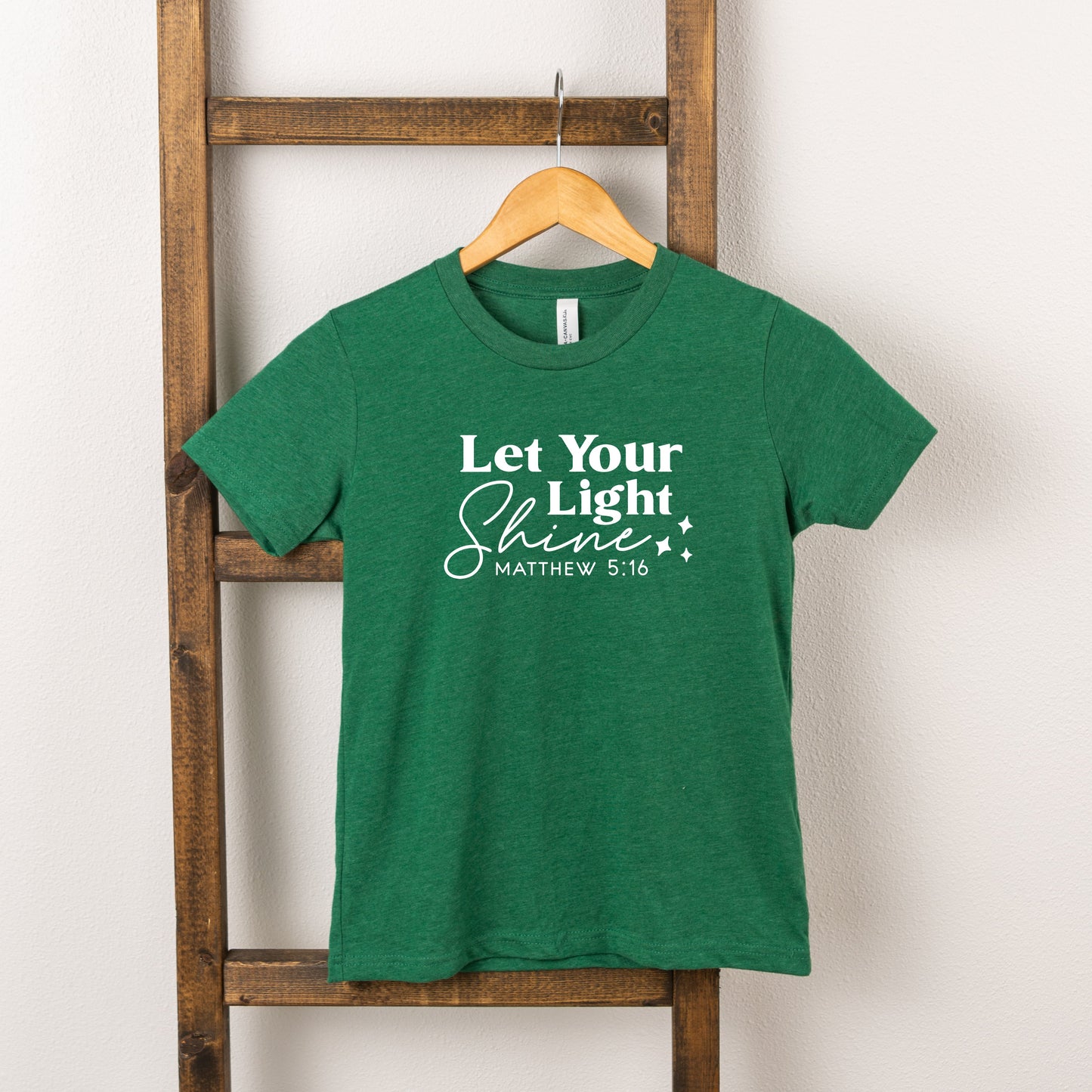 Let Your Light Shine Stars | Youth Short Sleeve Crew Neck
