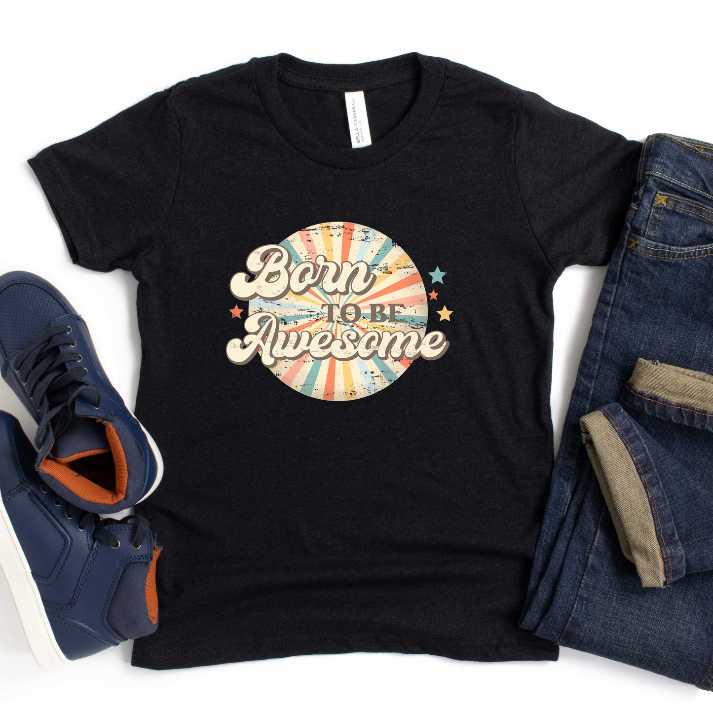 Born To Be Awesome | Youth Short Sleeve Crew Neck