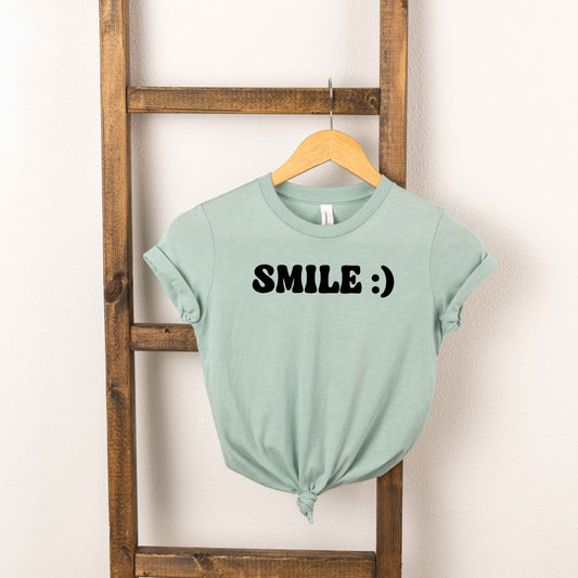 Smile Emoji | Youth Short Sleeve Crew Neck