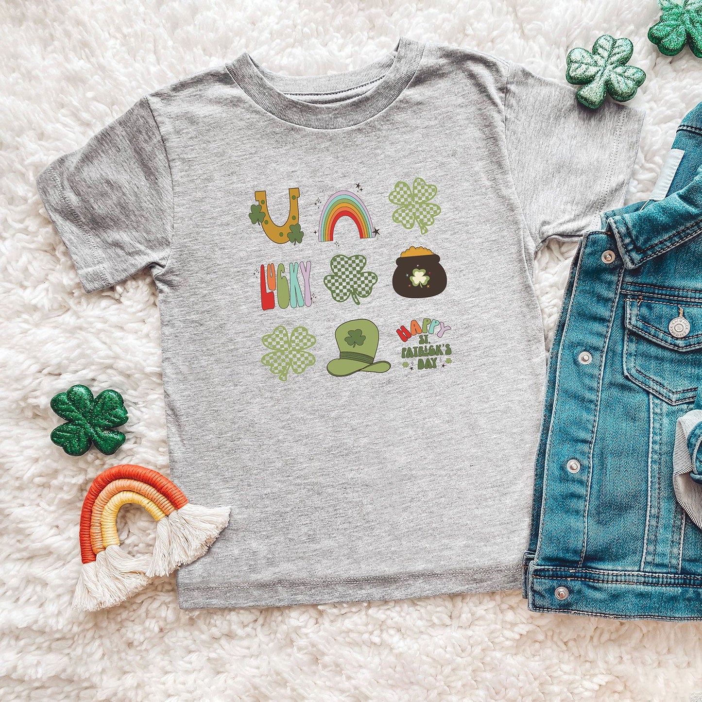 St. Patty's Icons Chart | Toddler Short Sleeve Crew Neck