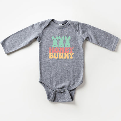 Honey Bunny Bunny Tails | Baby Long Sleeve Onesie