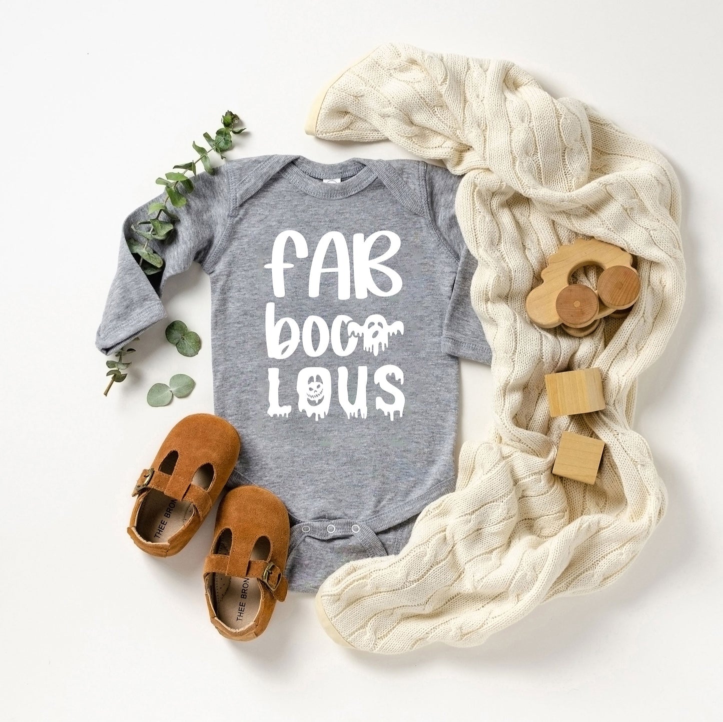 Fabboolus | Baby Graphic Long Sleeve Onesie