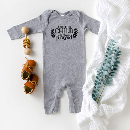 For This Child We Have Prayed | Baby Romper