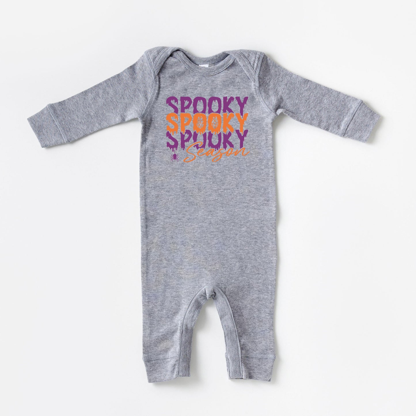 Spooky Season Spider | Baby Graphic Romper