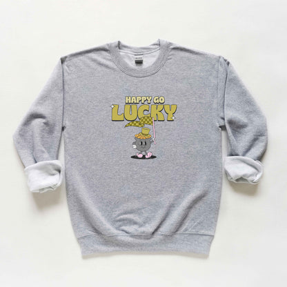 Happy Go Lucky Pot Of Gold | Youth Sweatshirt