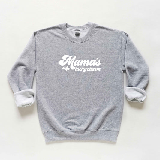 Retro Mama's Lucky Charm | Youth Sweatshirt