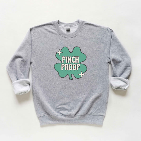 Pinch Proof Shamrock | Youth Sweatshirt