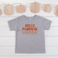 Hello Pumpkin Distressed | Toddler Graphic Short Sleeve Tee