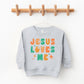Jesus Loves Me Stars | Toddler Graphic Sweatshirt