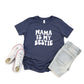 Mama Is My Bestie | Youth Short Sleeve Crew Neck