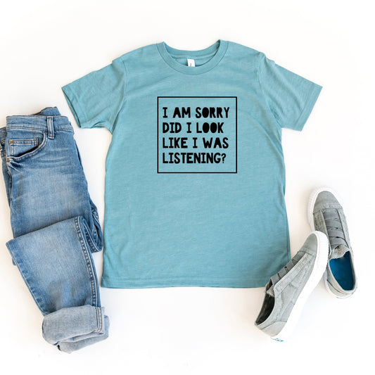 Look Like I Was Listening | Youth Short Sleeve Crew Neck