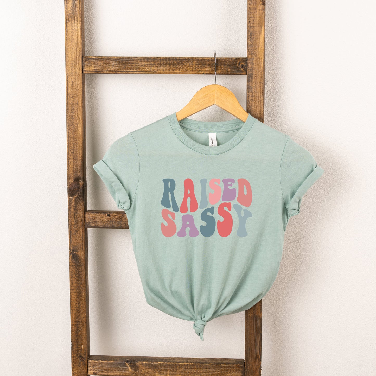 Raised Sassy Wavy | Youth Short Sleeve Crew Neck