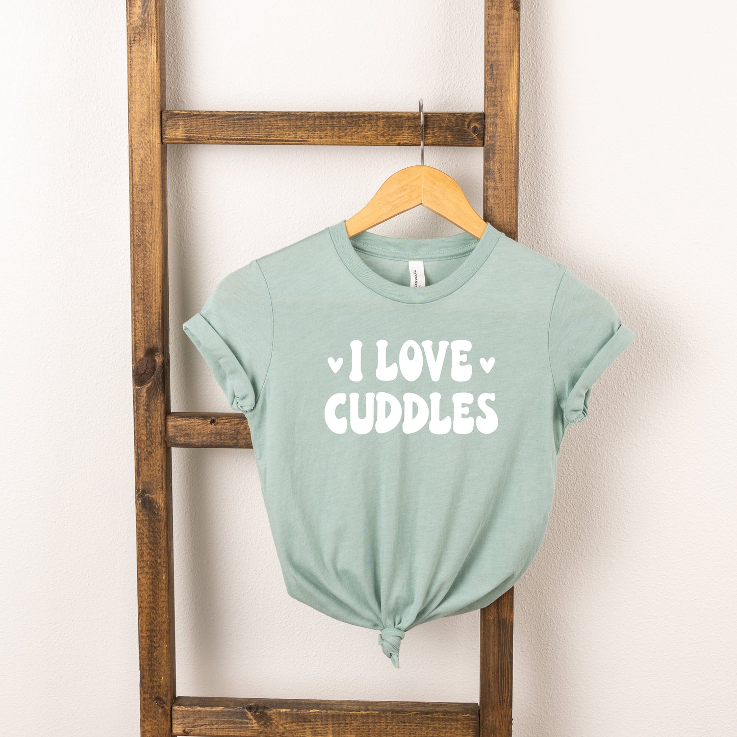 I Love Cuddles | Youth Short Sleeve Crew Neck