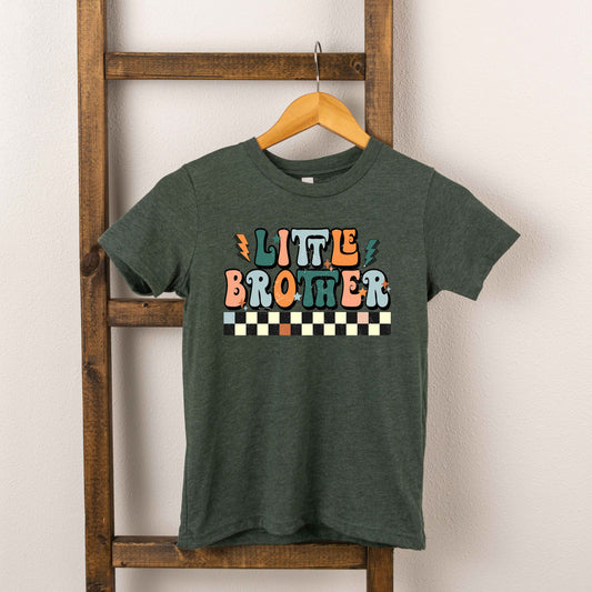 Little Brother Checkered | Toddler Graphic Short Sleeve Tee