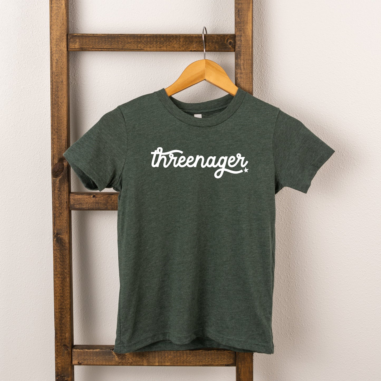 Threenager | Toddler Short Sleeve Crew Neck