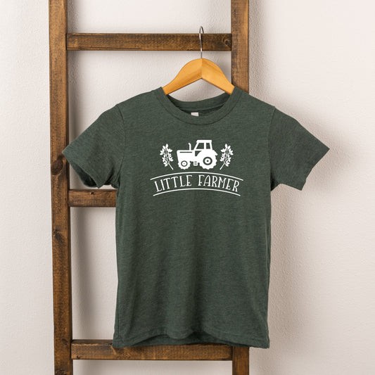 Little Farmer Tractor | Toddler Short Sleeve Crew Neck