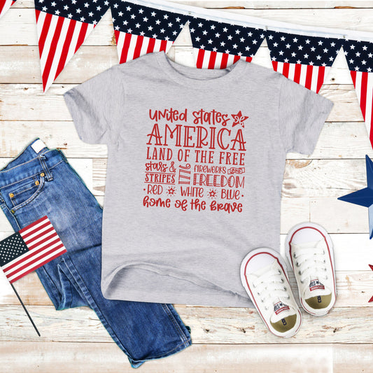 4th of July Subway | Youth Short Sleeve Crew Neck