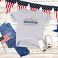 Made In America Stacked | Youth Short Sleeve Crew Neck